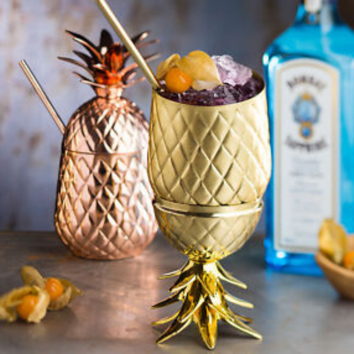 Hawaii Copper Pineapple Tumbler 570ml