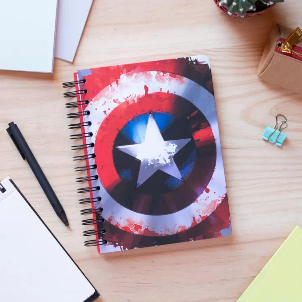 Marvel Captain America A5 Spiral Notebook