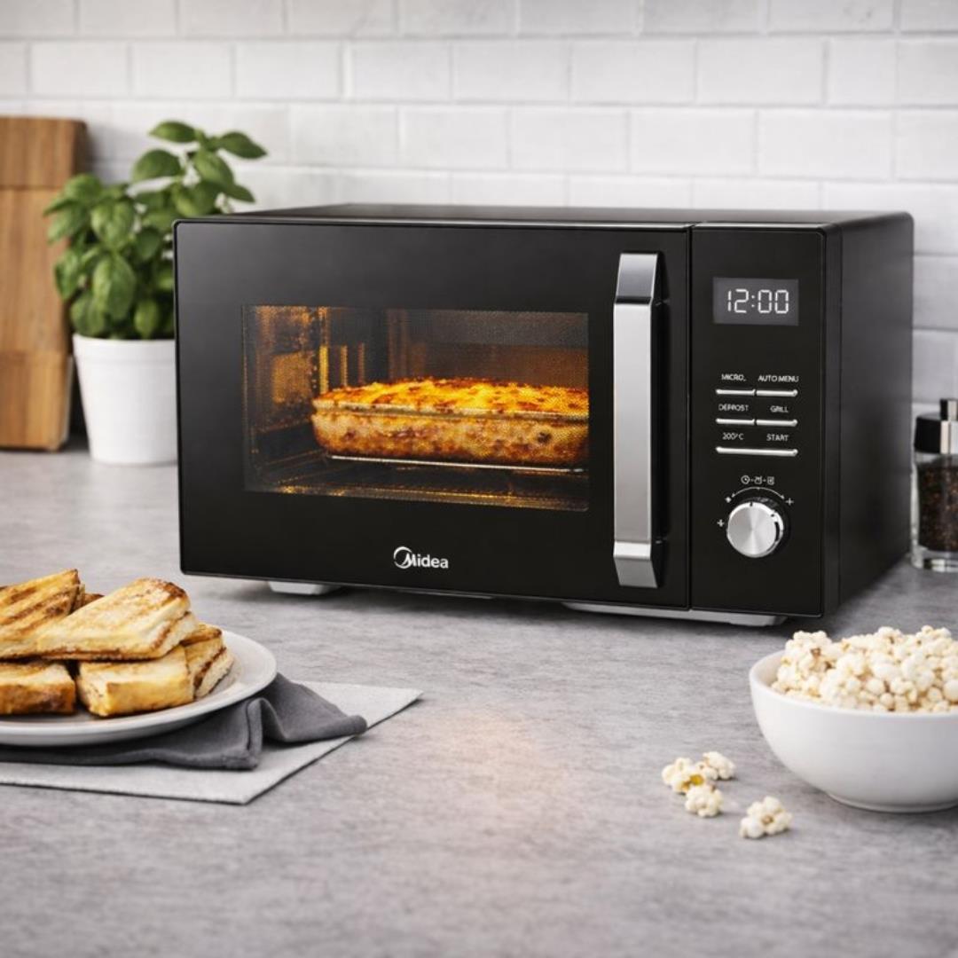 Midea MAG25XF 25L Microwave with Grill Function 800W Black