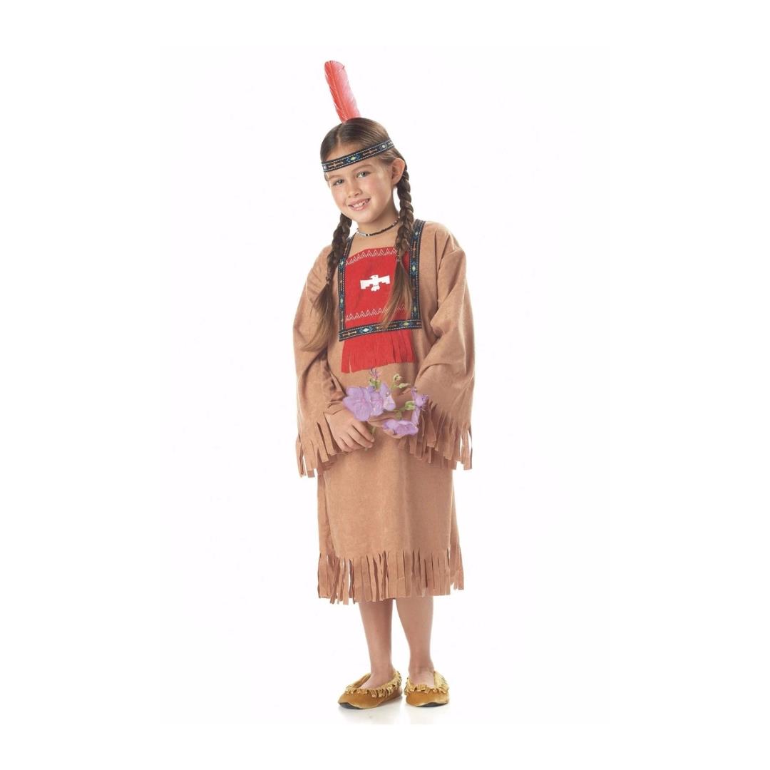 California Costume Girls Fringed Fancy Dress Costume Age 6-8 Years