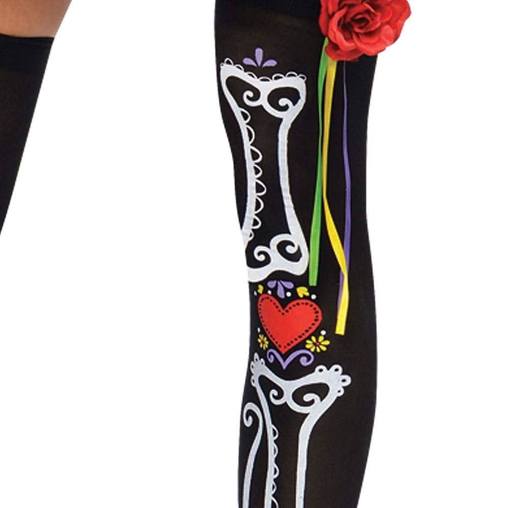 Women's Day of the Dead Senorita Costume - L