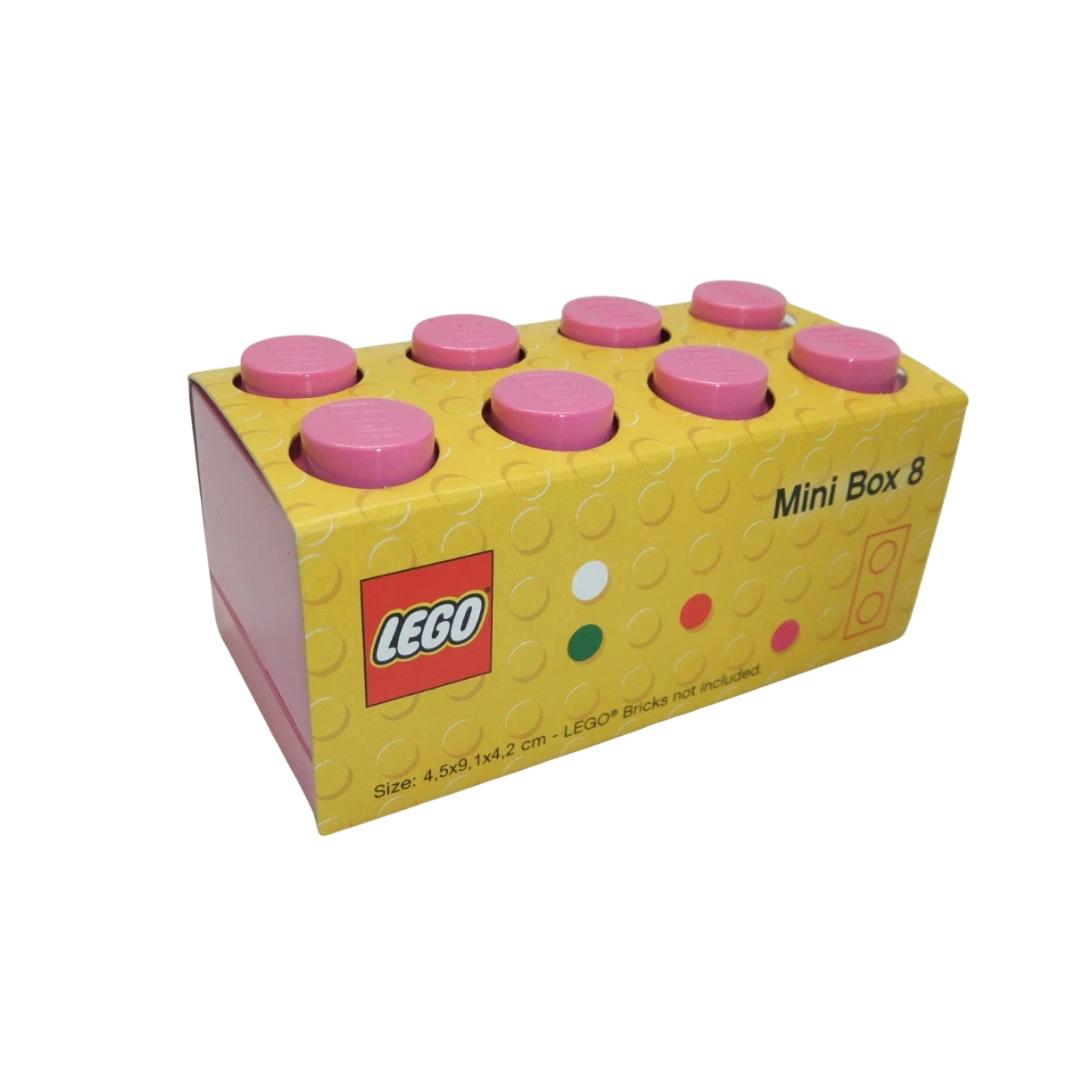 LEGO Mini Box 8 Storage Brick Light Pink
