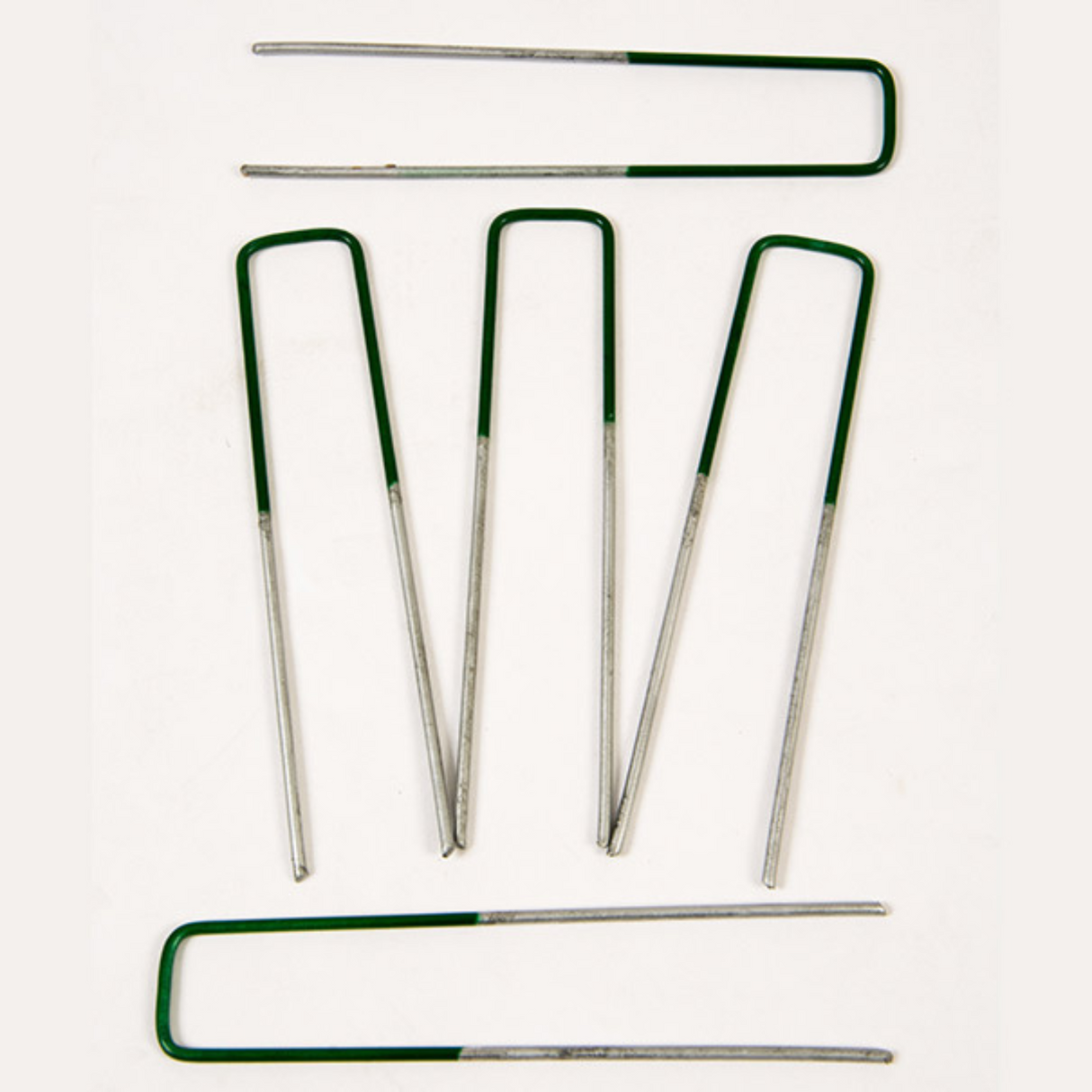 Grasshopper U-Pins Half Green Pack of 10