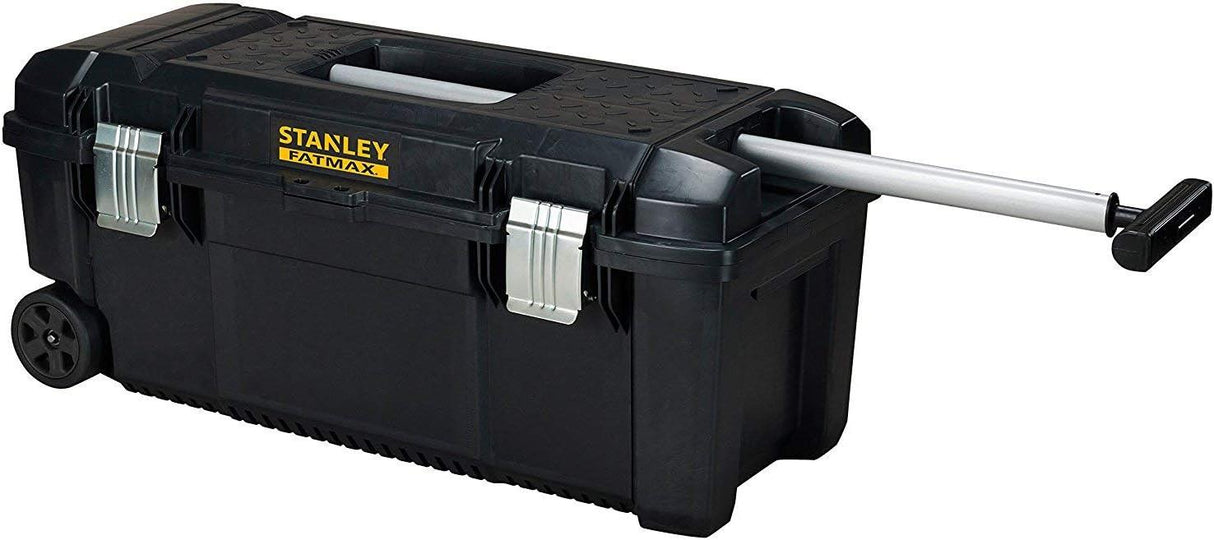 STANLEY FMST1-75761 Tool Box on Wheels with Pull Handle 28 Inch Black