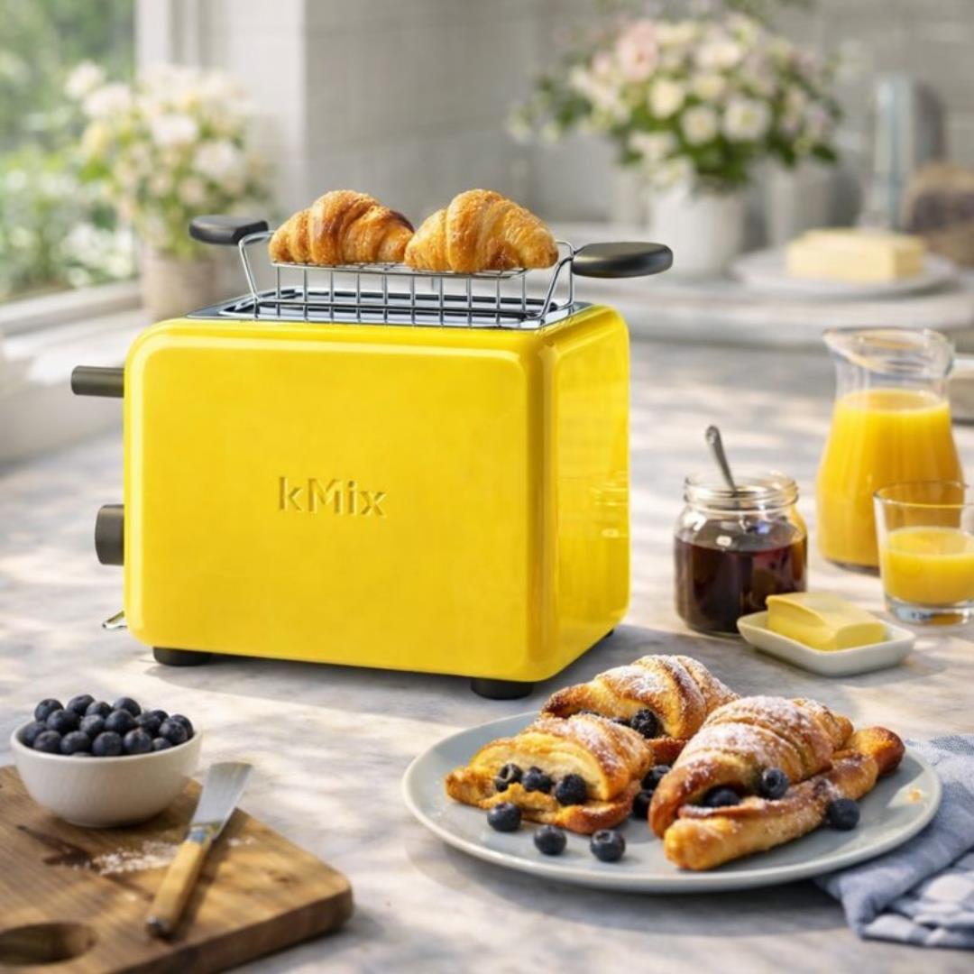 Kenwood TTM028 KMix 2 Slot Toaster 900W Yellow