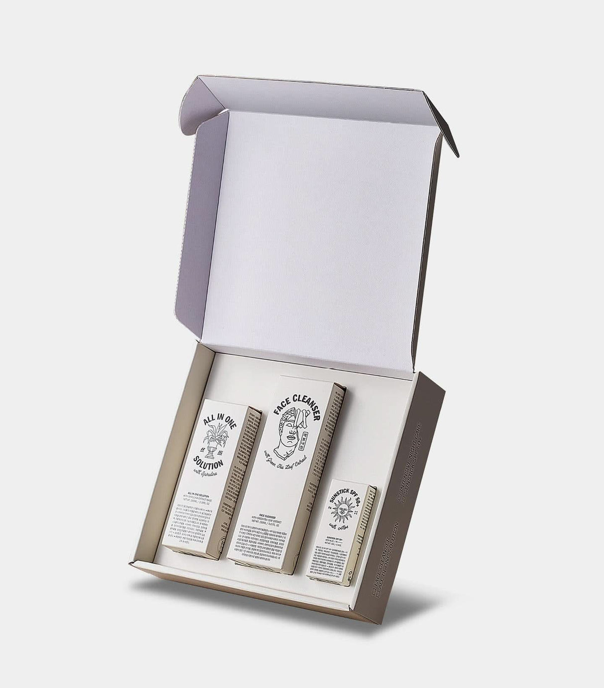 DEVONINE GIFT SET INCLUDING ALL-IN-ONE SOLUTION, FACE CLEANSER & INTENSIVE NIGHTCARE 100ML / 150ML