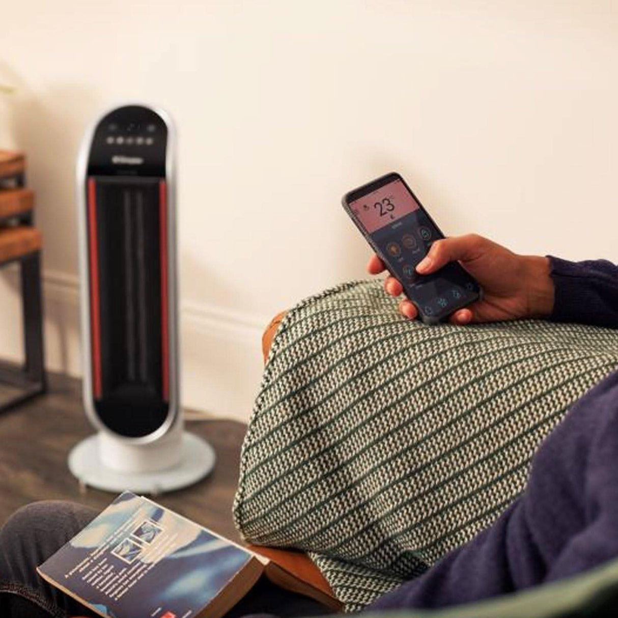 Dimplex MaxAir 25W Heater Fan with Adjustable Thermostat