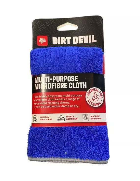 Dirt Devil Multi Purpose Microfibre Cleaning Cloth 30 x 30cm