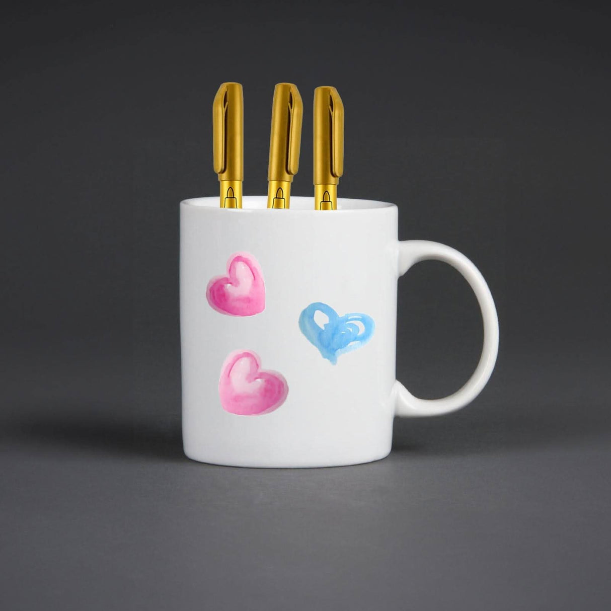 DIY Colour Your Own Ceramic Mug with 3 Colour Markers