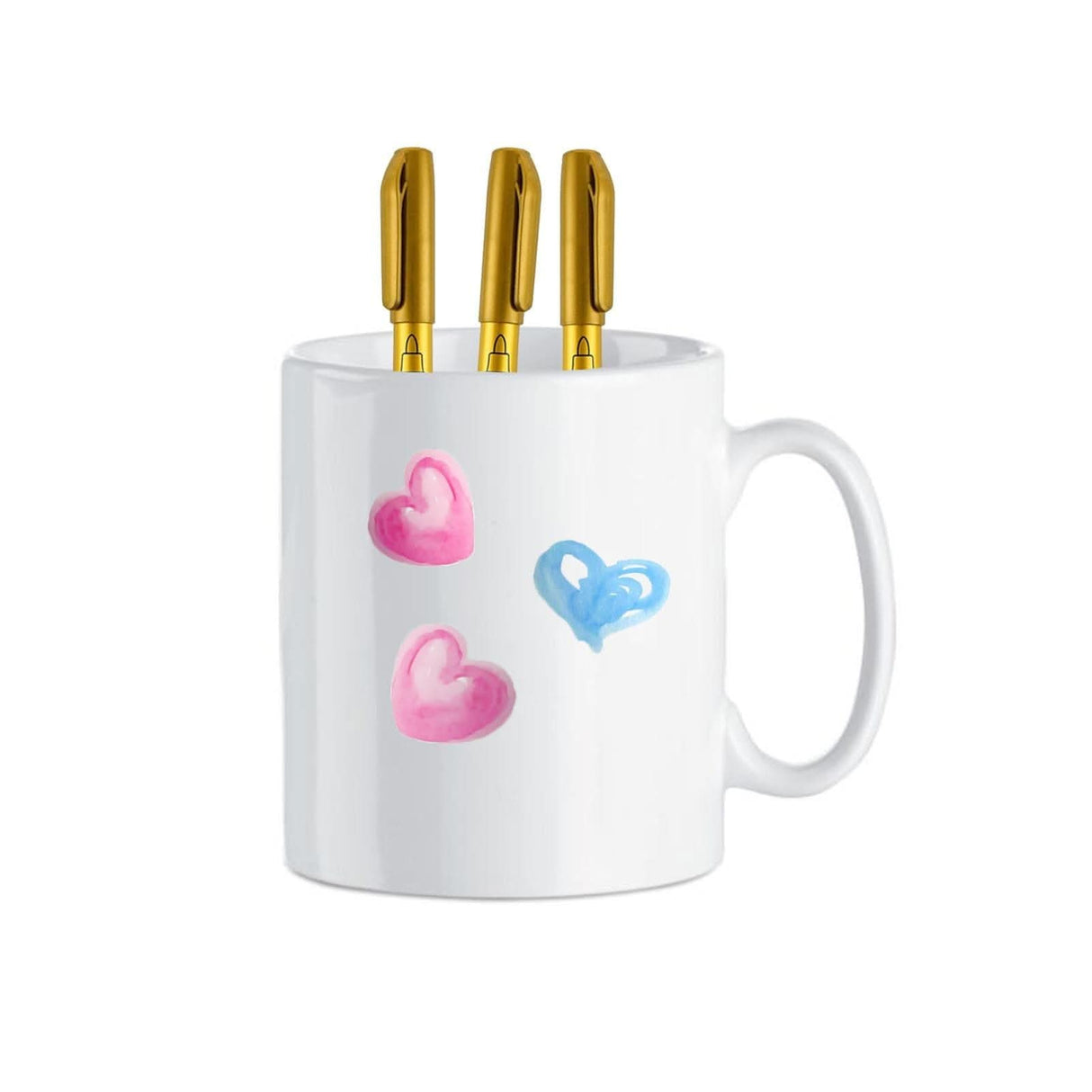 DIY Colour Your Own Ceramic Mug with 3 Colour Markers