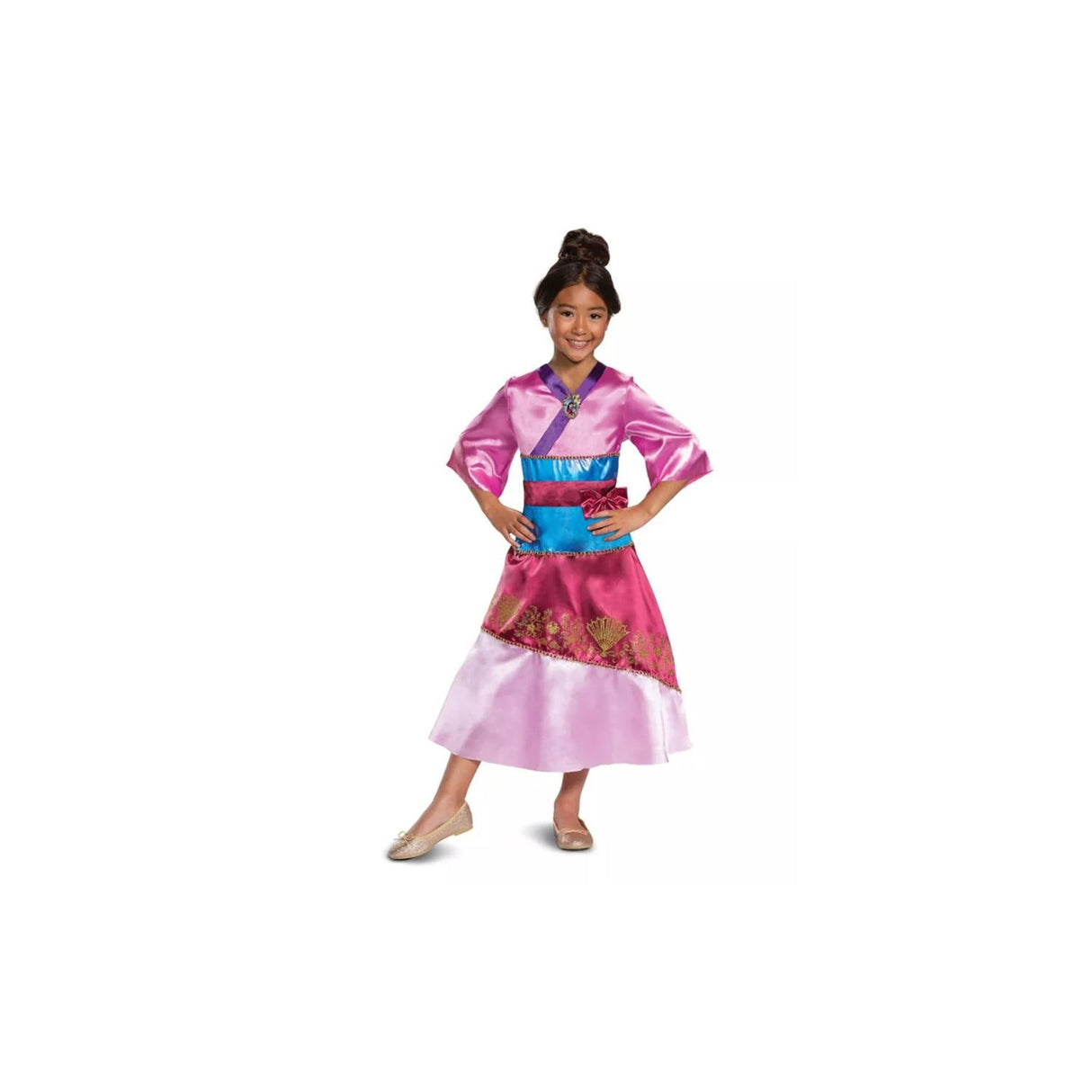Mulan Children's Costume Disney Kimono - 4-6 Years
