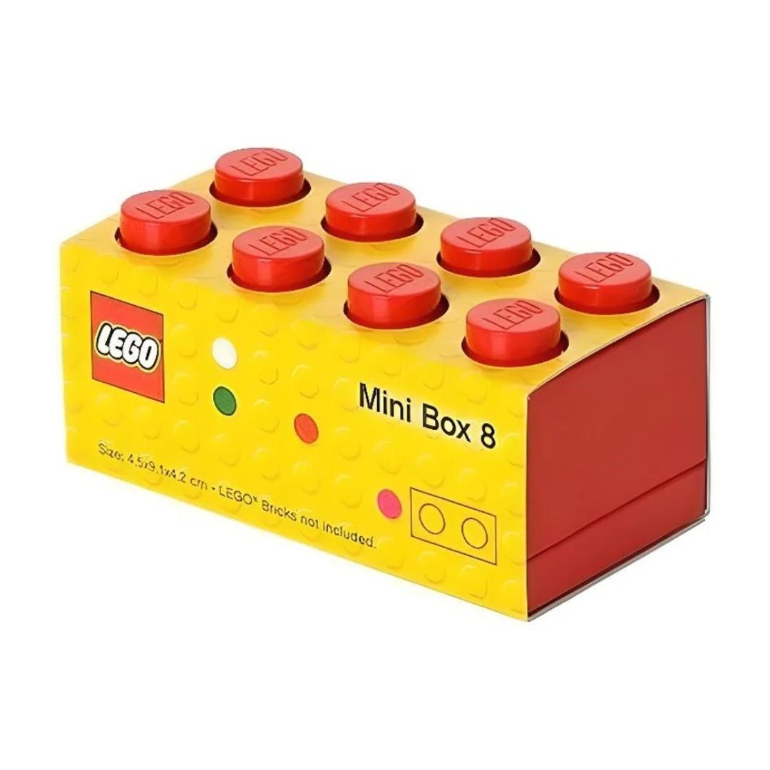 LEGO Mini Box 8 Storage Brick Red