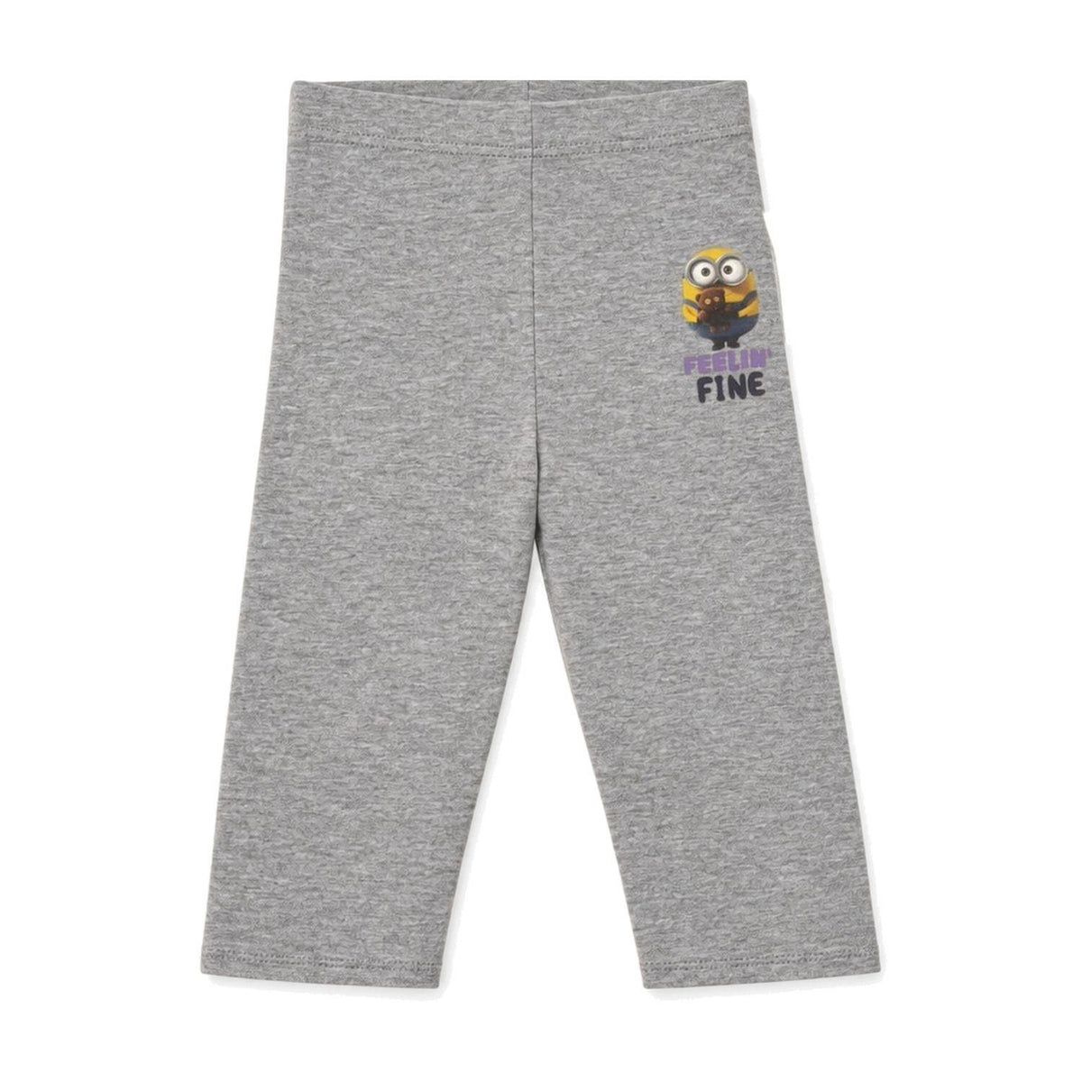 Minions Girls' 2-Pack Cotton Leggings Size 7-8 Years Multi