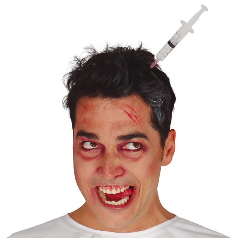 Syringe Through Head Headband Halloween Fancy Dress