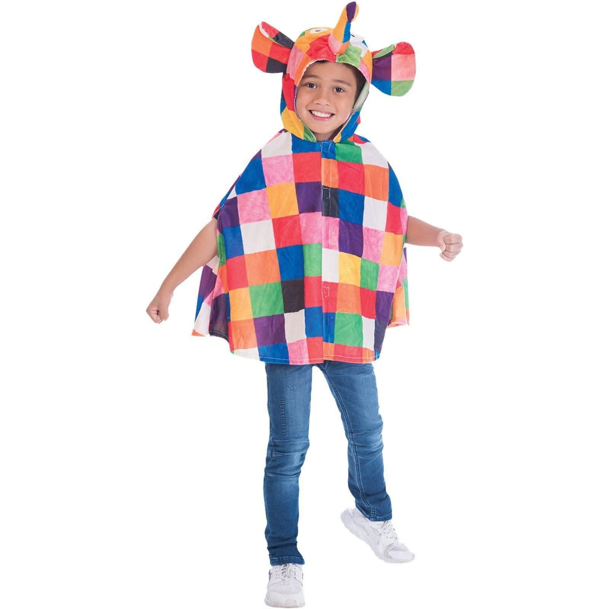Child Elmer the Elephant Cape Costume - 2-6 Years