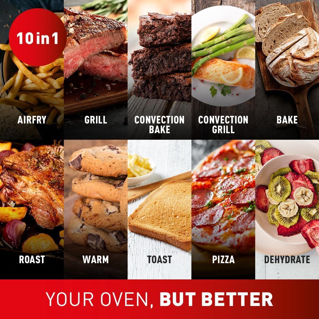 Tefal FW606840 Easy Fry Oven with Accessories Air Fryer 20L Black