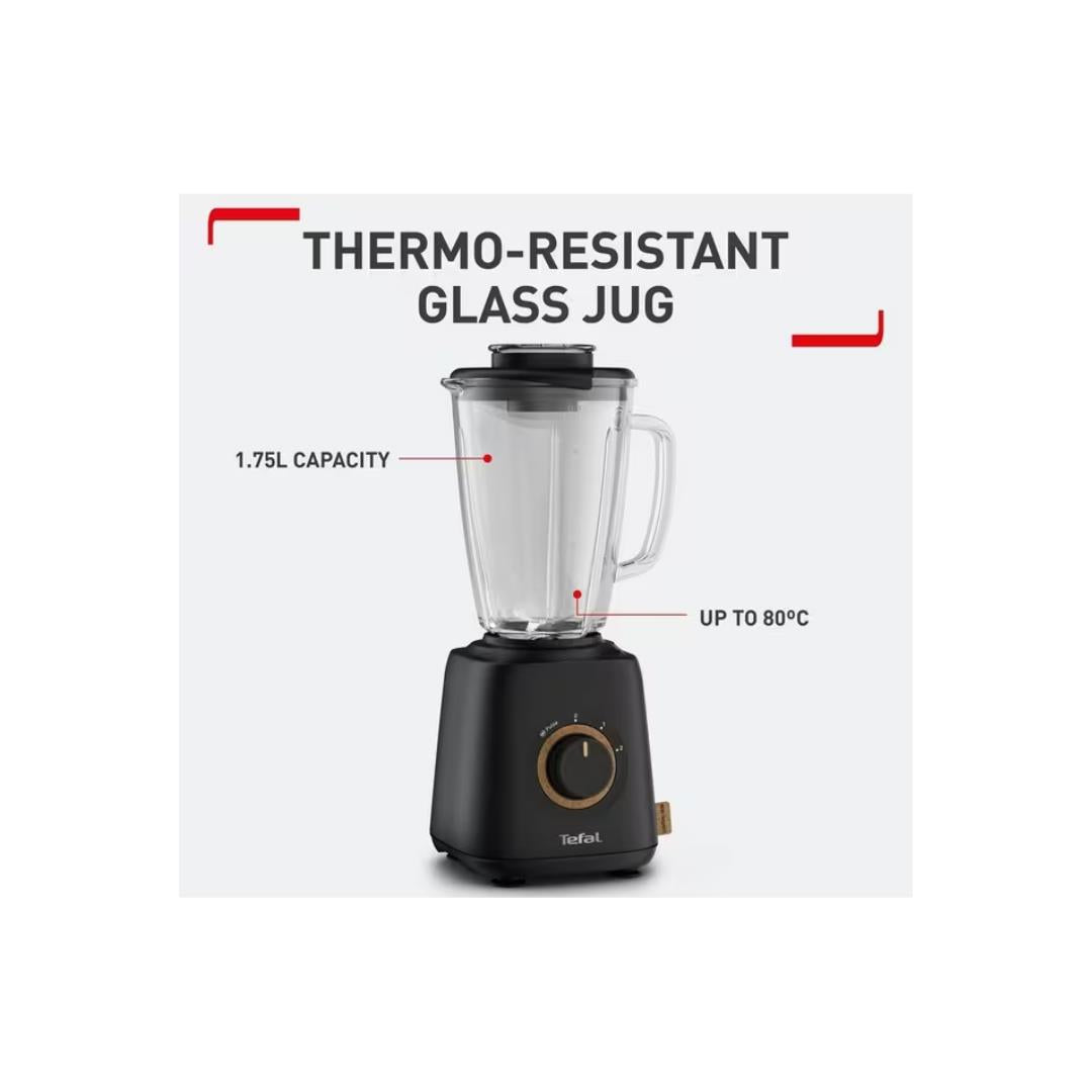 Tefal Eco Respect BL46EN40 Blender Smoothie Maker 800W 1.75L Black