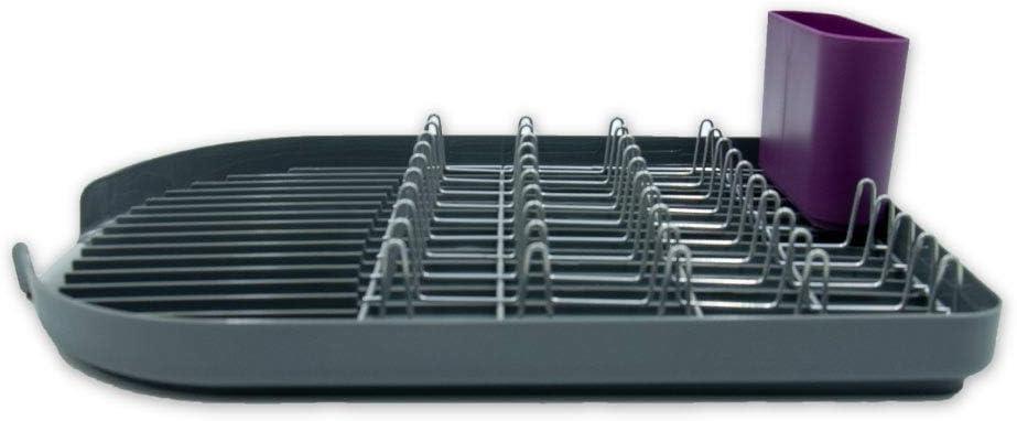 Calitek Dish Rack Drainer with Removable Drip Tray and Cutlery Holder