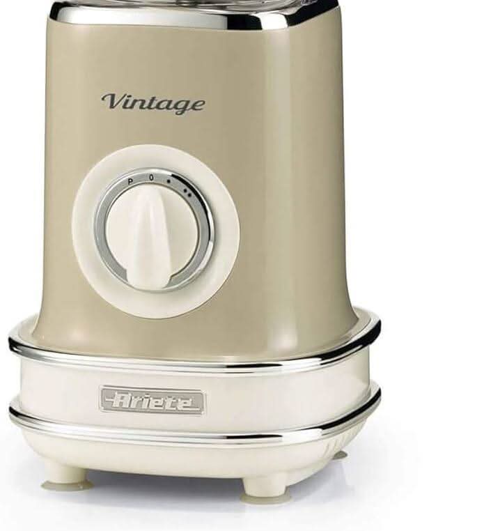 Ariete Vintage Blender 500W 1.5L 2 Speed with Pulse Function - Beige