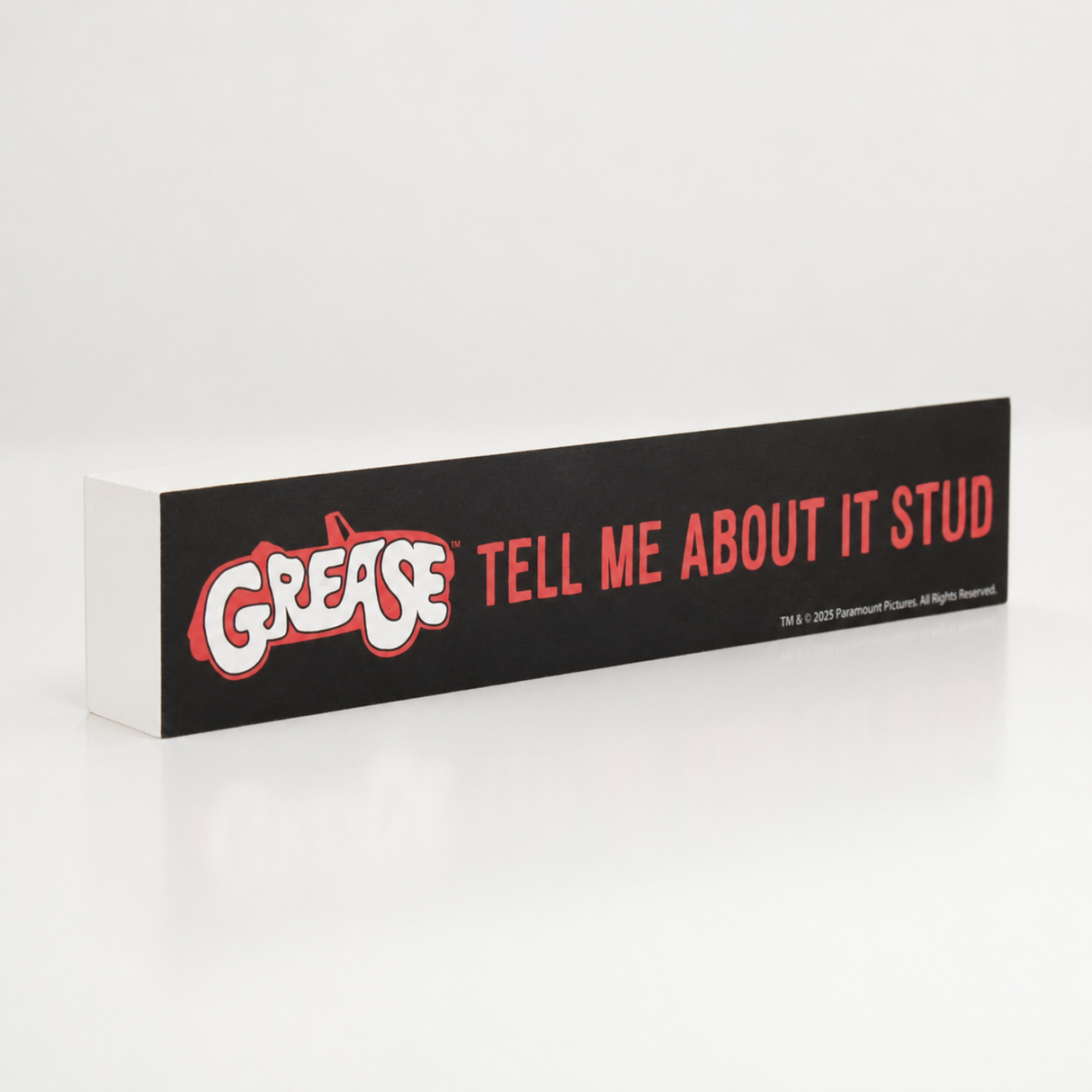 Fandomania Grease 'Tell Me About It, Stud' Mantel Plaque