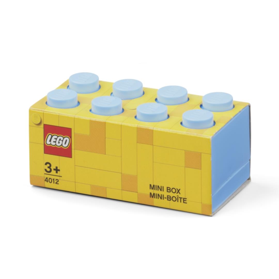 LEGO Mini Box 8 Storage Brick Light Blue