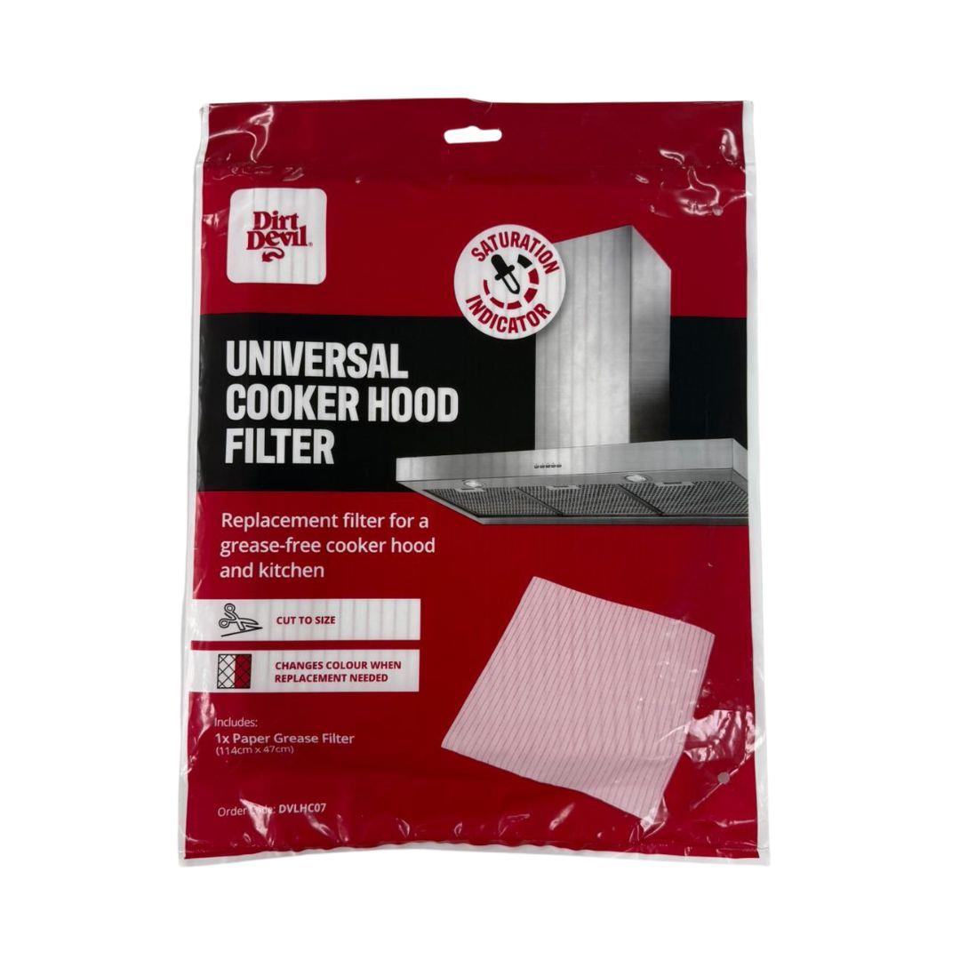 Dirt Devil Universal Cooker Hood Filter 1 x Paper Grease Filter 114cm x 47cm