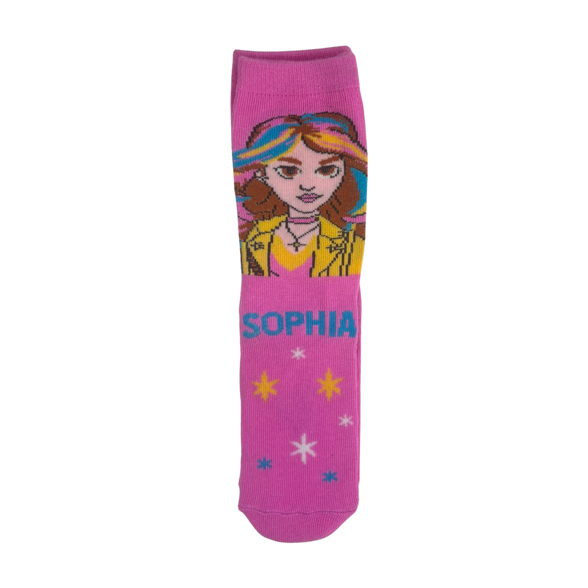 Girls Unicorn Academy 7 Pack Multicolour Cotton Blend Socks EU 31-34 UK 12.5-2
