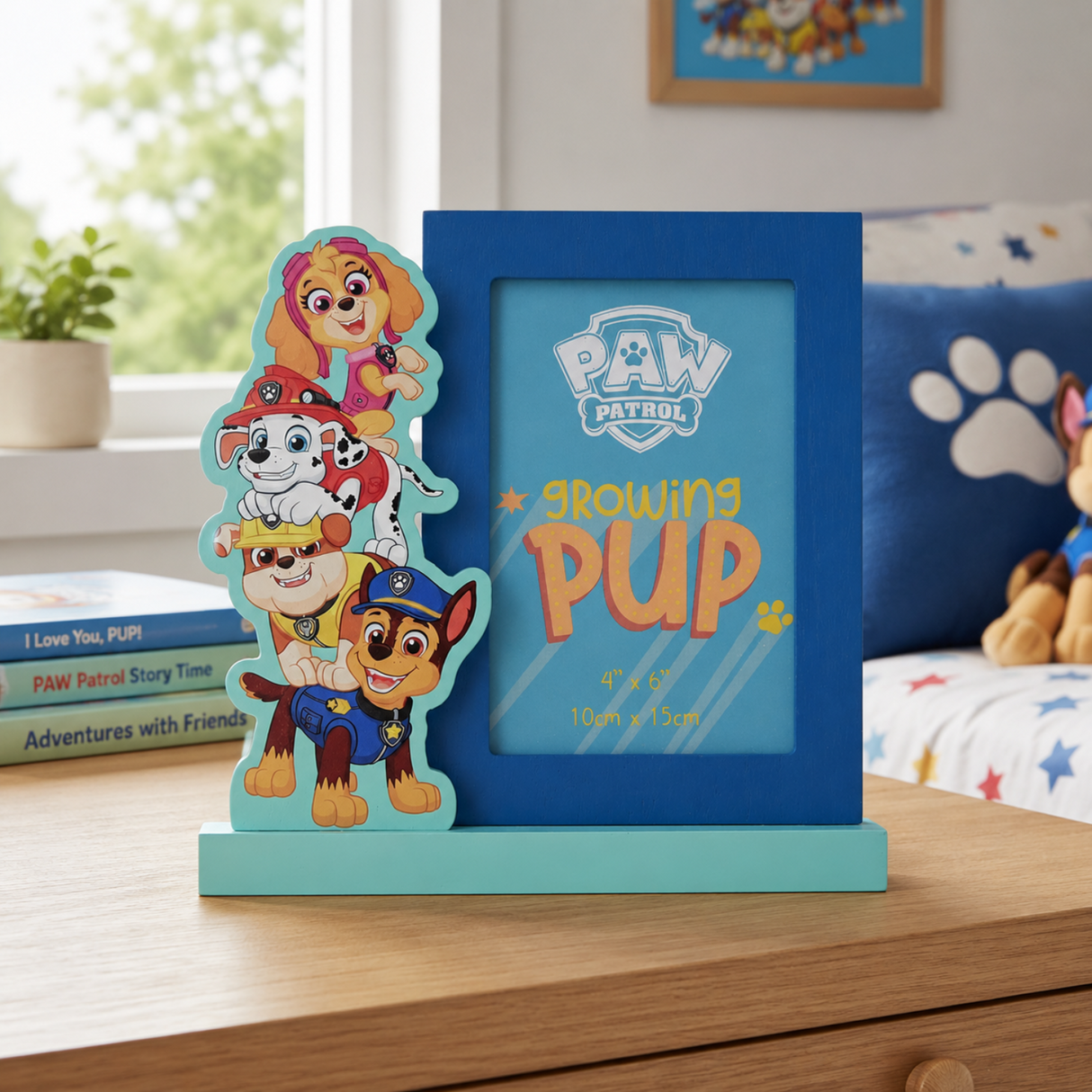 Paw Patrol Wooden Character Photo Frame Multi