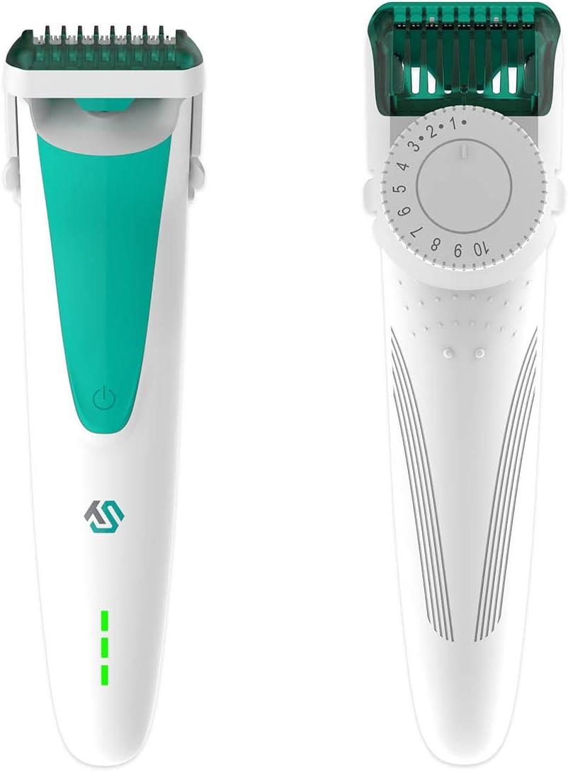 TanoShave with Dual Blade Razor Technology Unisex Electric Groomer White