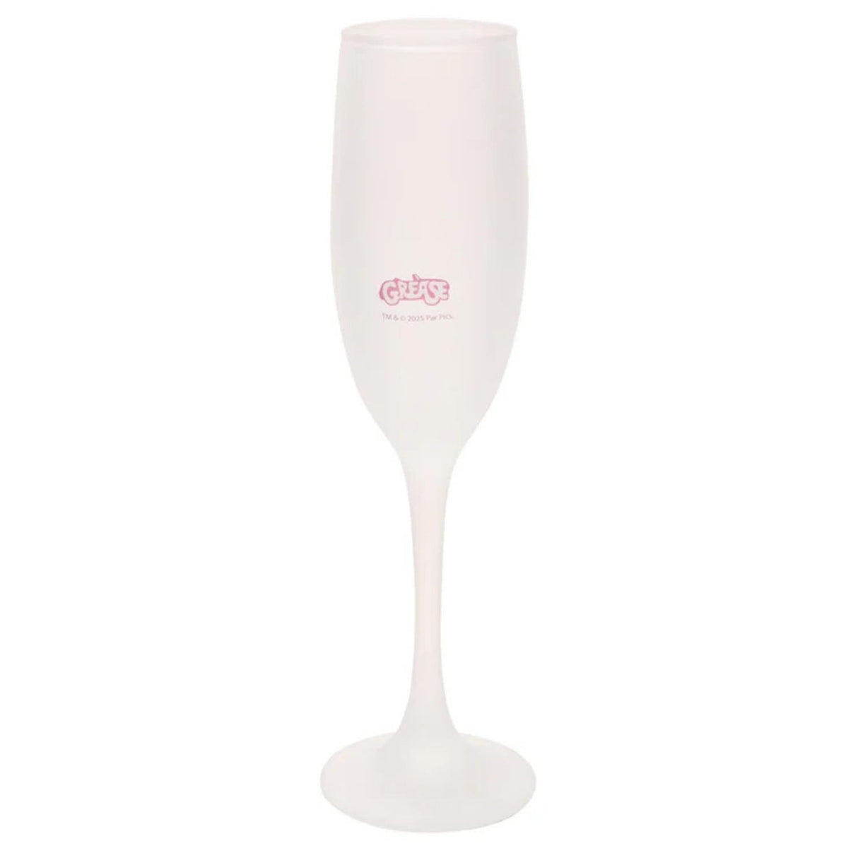 Fandomania Grease 'Pink Ladies' Frosted Flute Glass