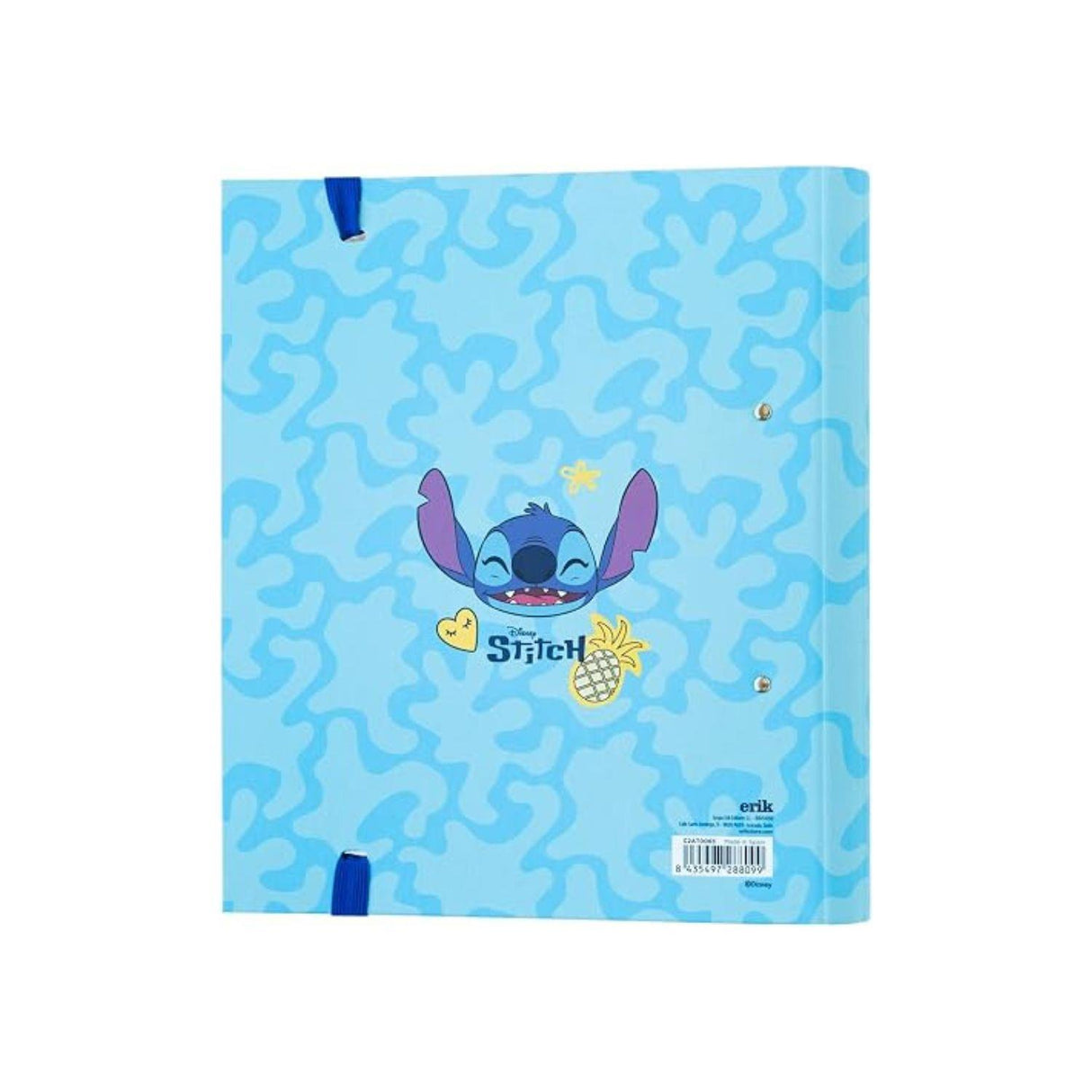 Disney Stitch Tropical A4 Ring Binder Blue