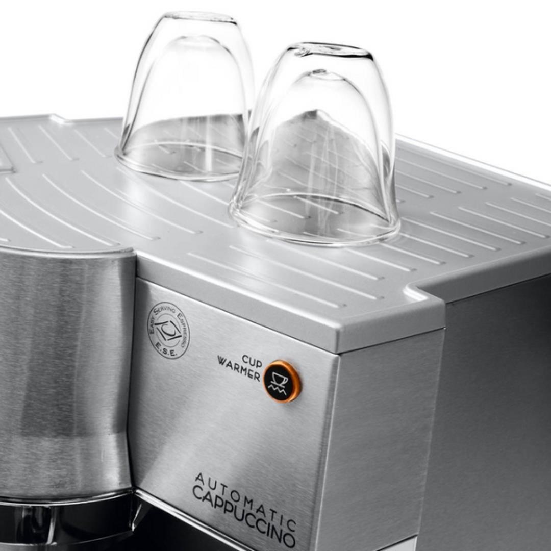De'Longhi Premium 1 Litre 15 Bar Pump Espresso Machine Silver