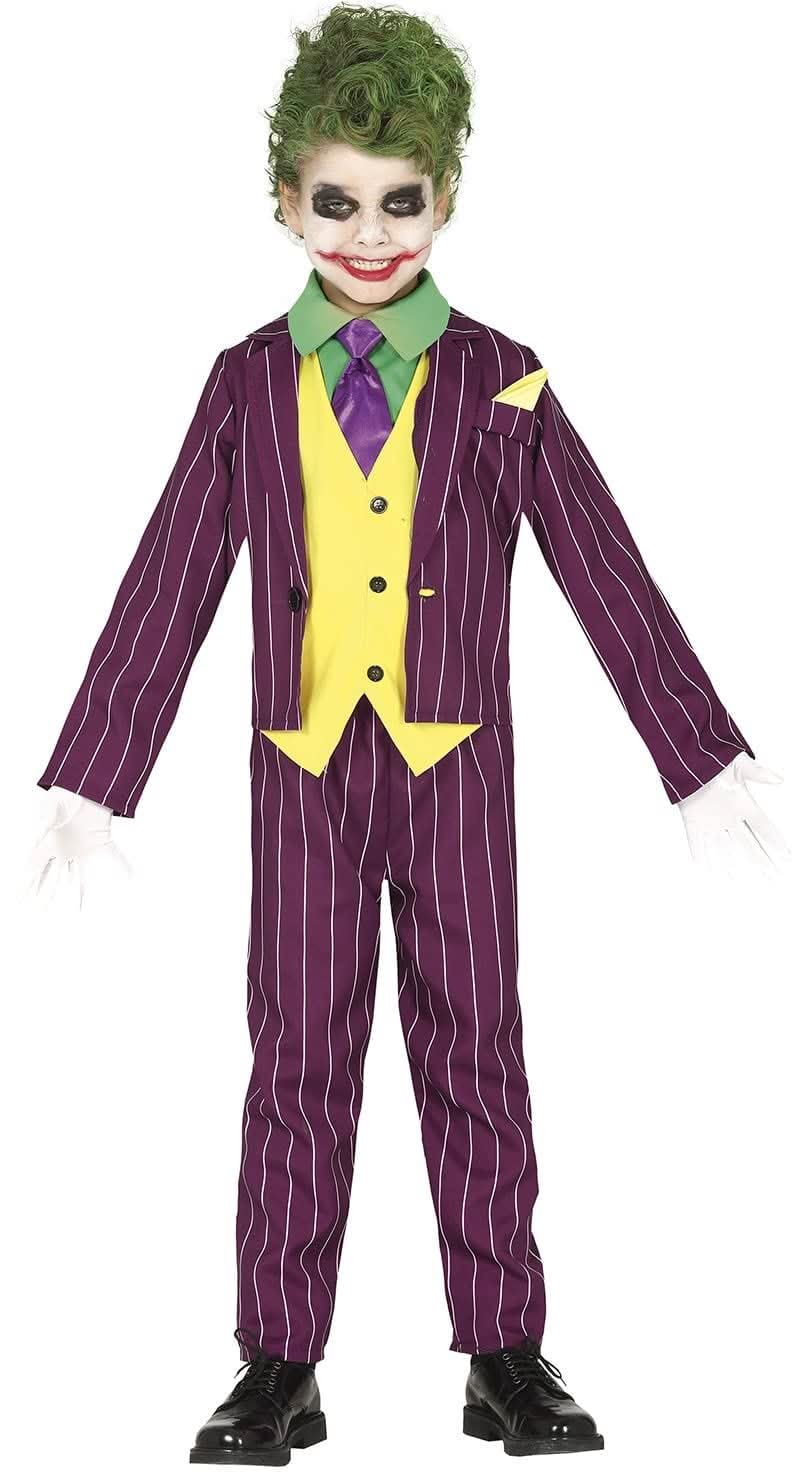 Child Crazy Villain Joker Inspired Costume
