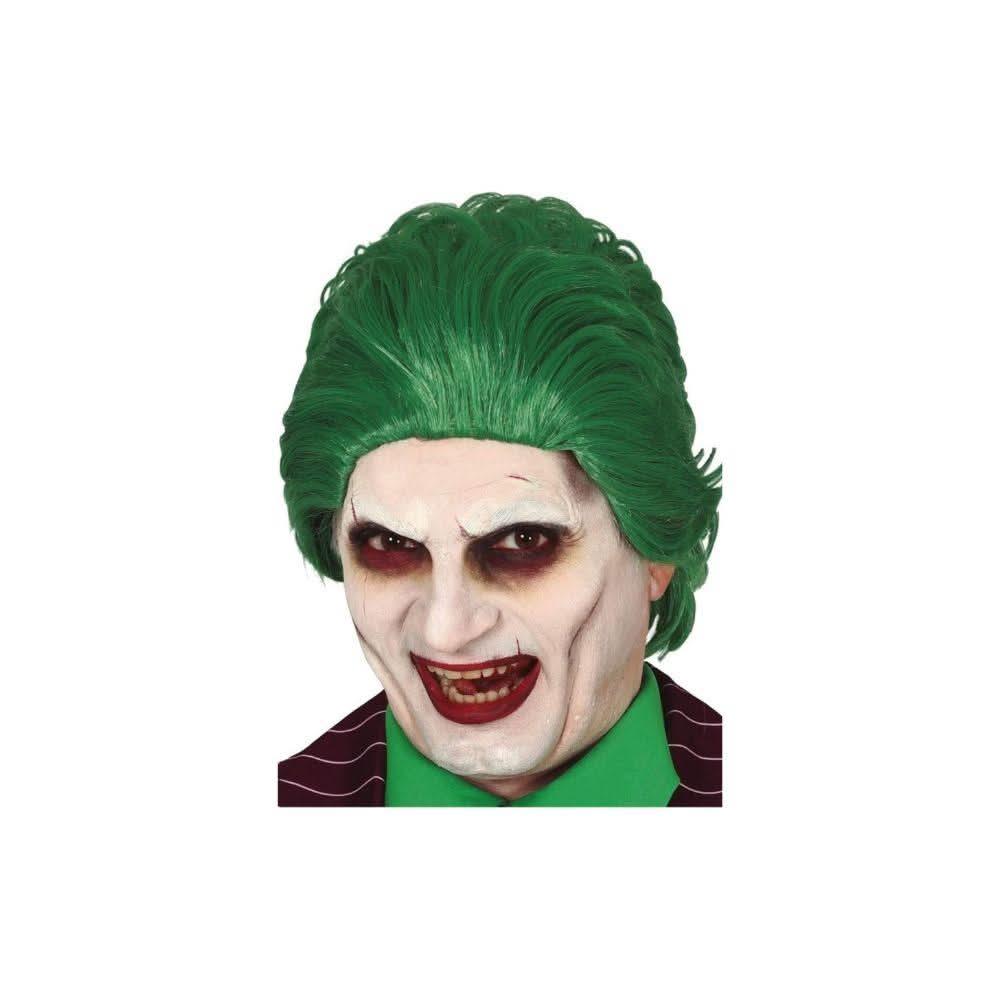 Fiesta Guirca The Jokester Short Wig Fancy Dress Green