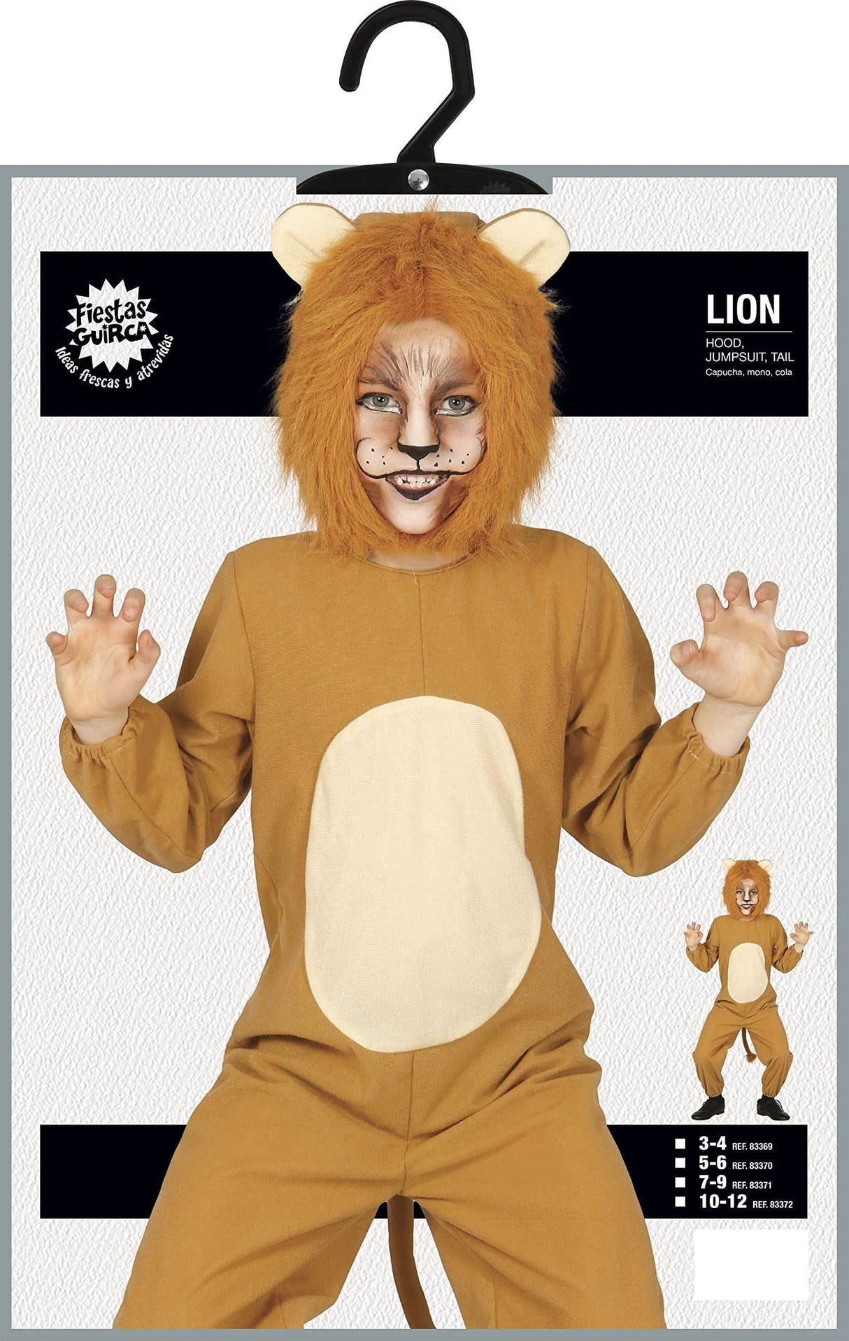 Child Roaring Lion Fancy Dress Costume - 5-6 Years