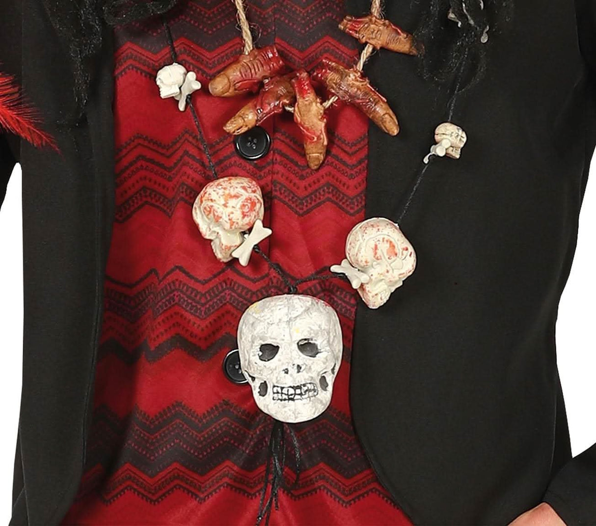 Men's Fiestas Guirca Voodoo Witch Doctor Halloween Costume - L