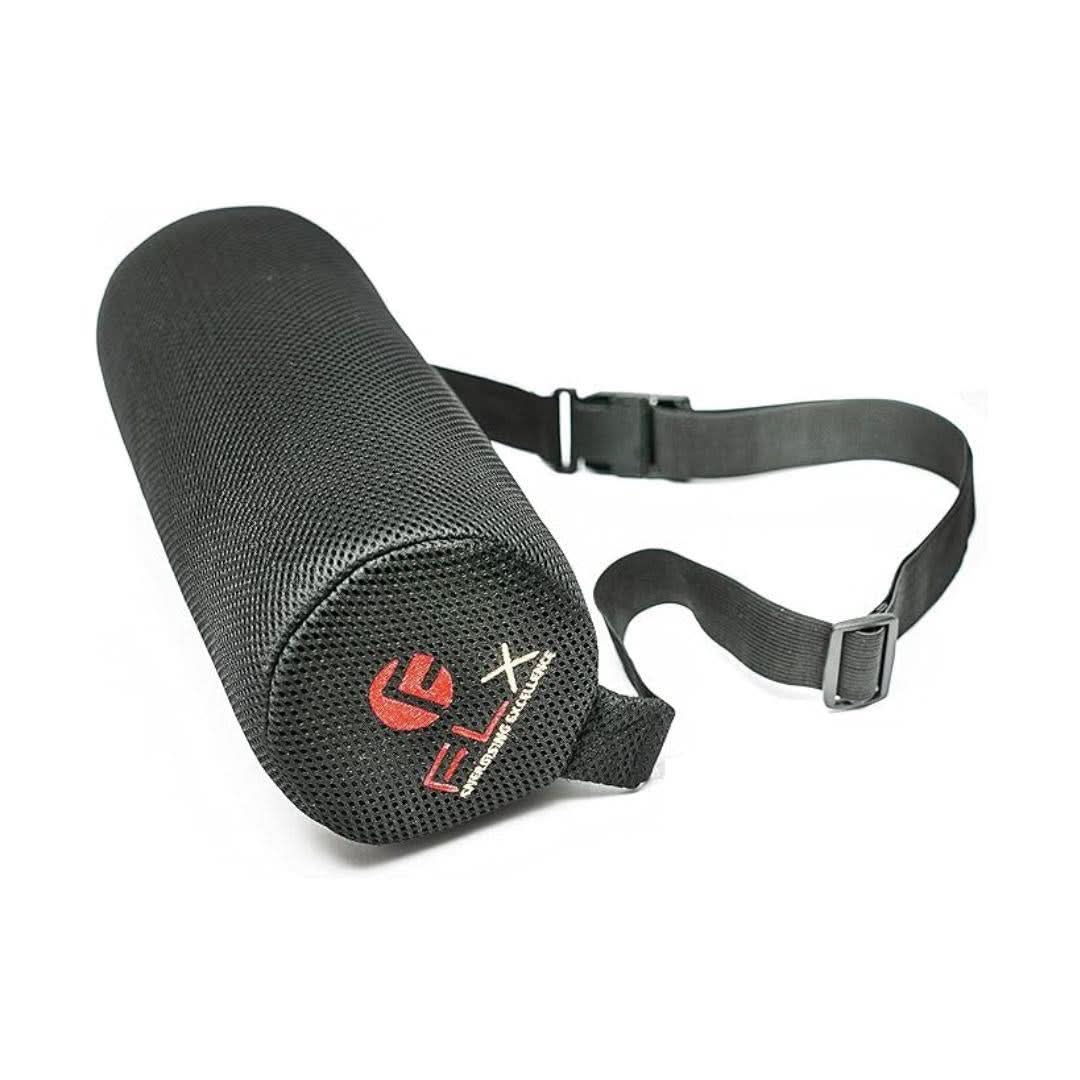 F FLX Energising Excellence Lumbar Memory Foam Support Cushion Black