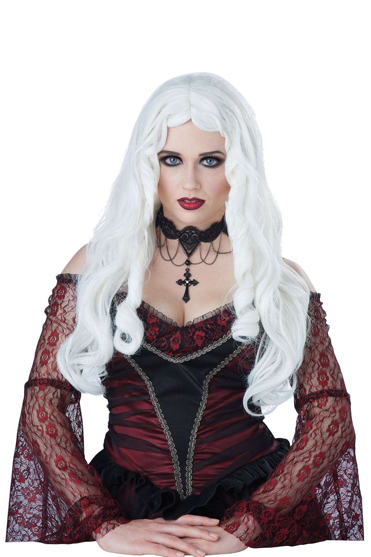 Conjuring Ghost Spirit Gothique En Blanc Wig