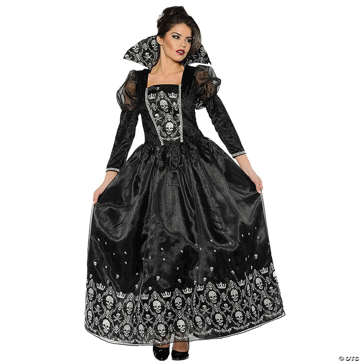 Women's Dark Queen Gothic Halloween Costume - L