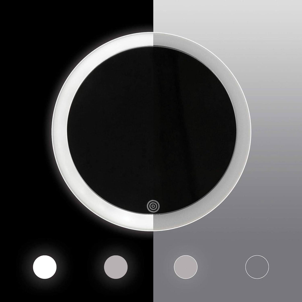 HoMedics Attach & Glow LED Beauty Mirror – 5X Magnifying