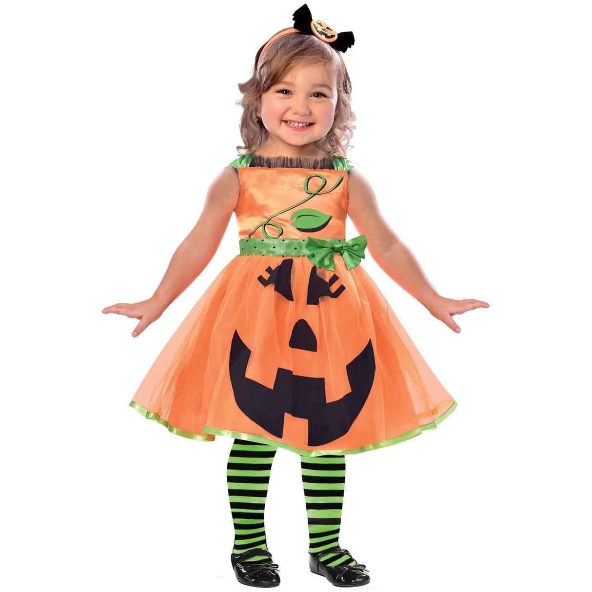 Child Cute Pumpkin Dress Costume