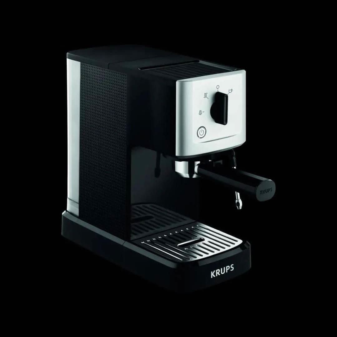 Krups XP3440 Espresso Machine Stainless Steel 1.1 litres - Black/Silver - EU PLUG