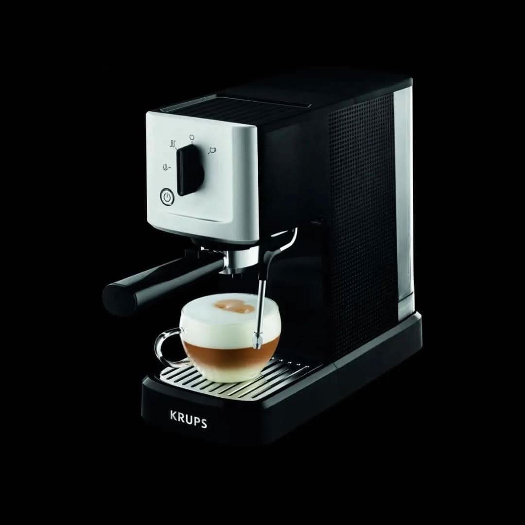 Krups XP3440 Espresso Machine Stainless Steel 1.1 litres - Black/Silver - EU PLUG