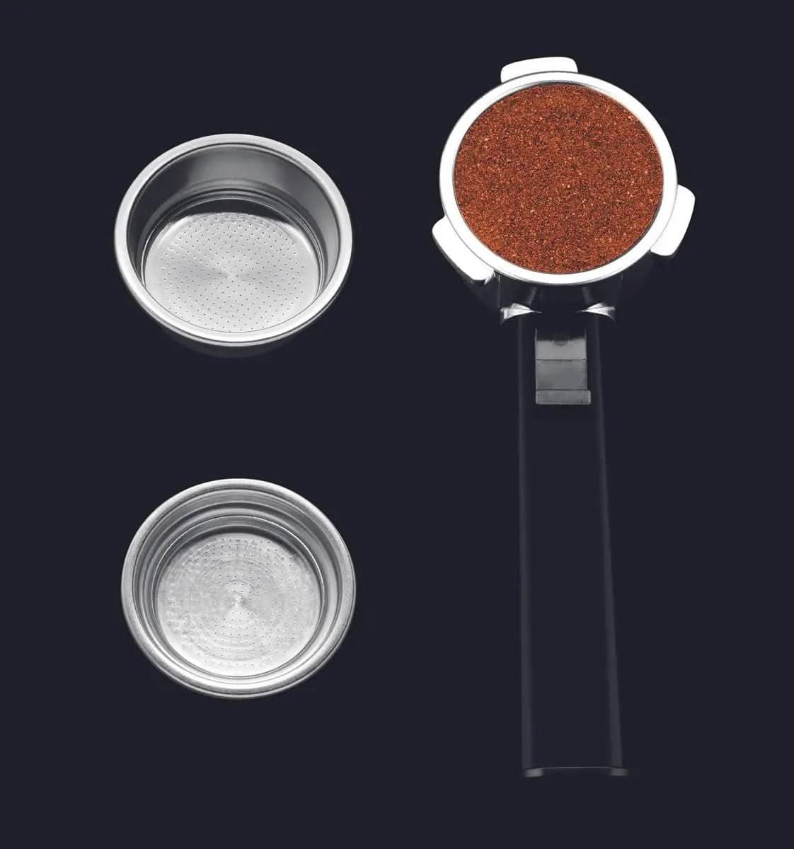 Krups XP3440 Espresso Machine Stainless Steel 1.1 litres - Black/Silver - EU PLUG