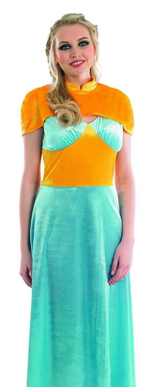 Women's Medieval Dame Fairy Tale Princess Costume - L