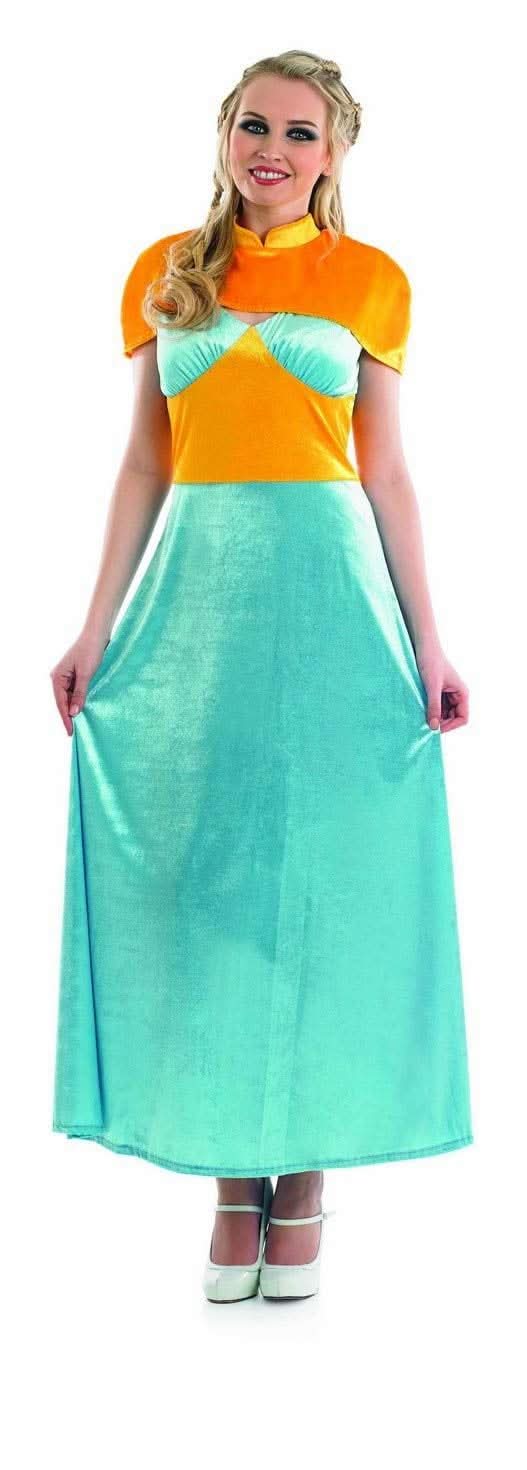 Women's Medieval Dame Fairy Tale Princess Costume - L