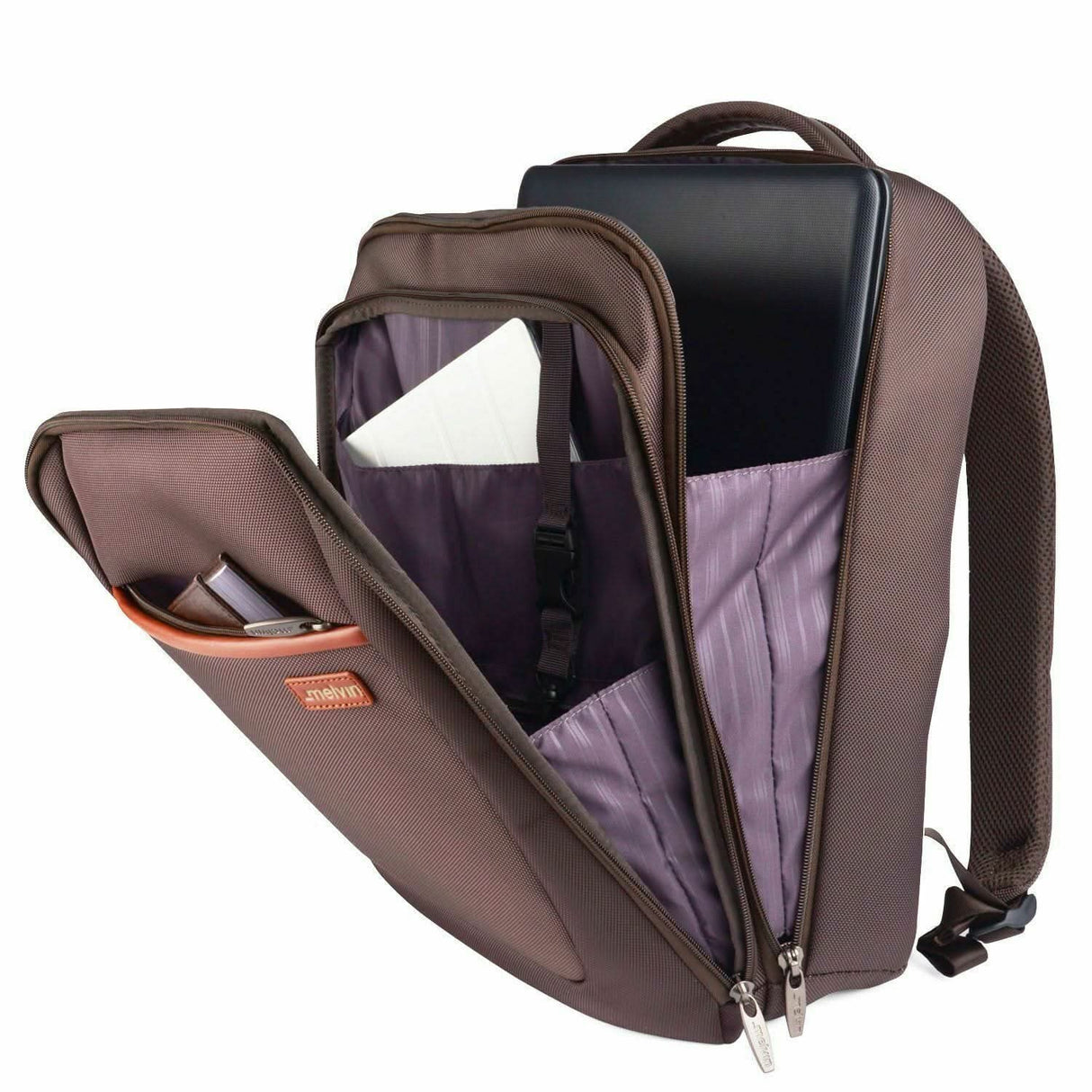 Melvin 15 Inch Laptop Bag - Brown