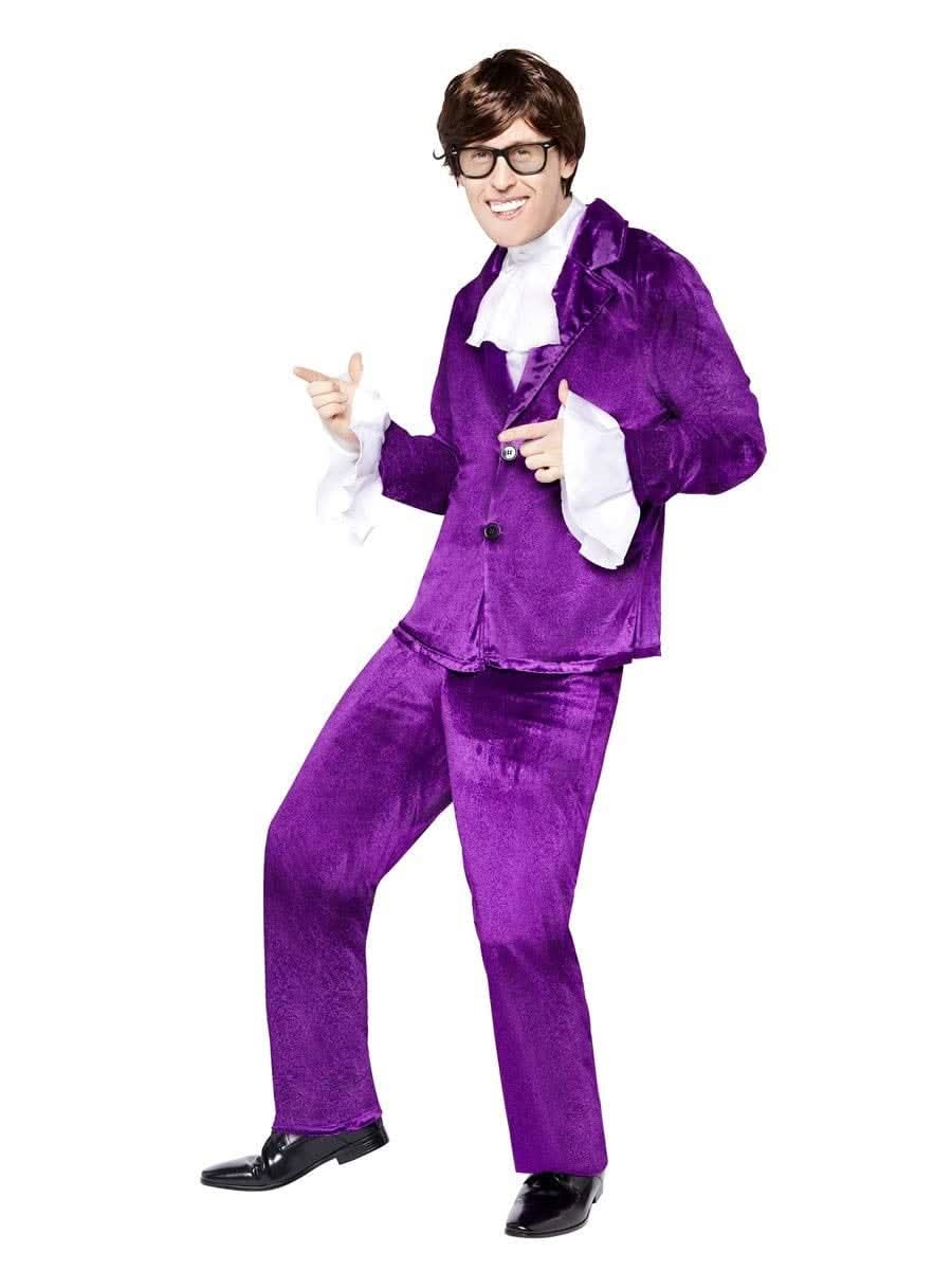 Men's Groovy Lover Inspired by Austin Powers Costume - M