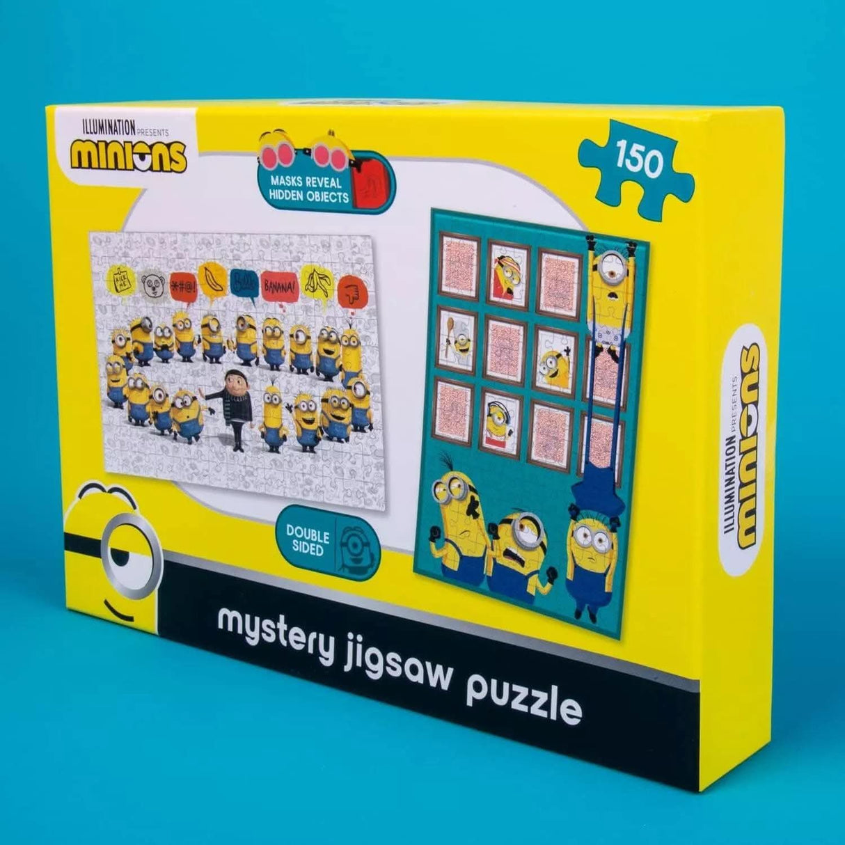 Minions 150-Piece Double-Sided Magic Jigsaw Puzzle
