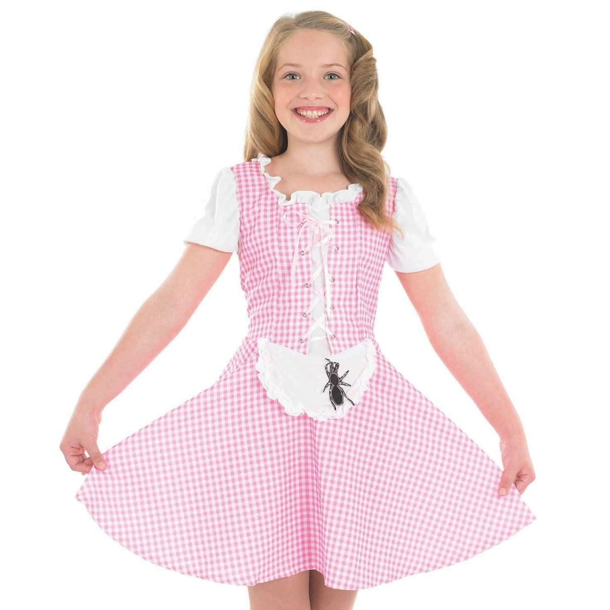 Child Girls Miss Muffet Girl - Fancy Dress Costume - L